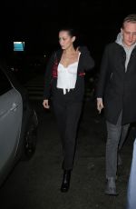 BELLA HADID Night Out in Milan 01/15/2018