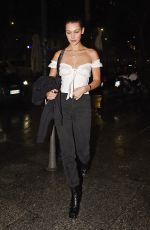BELLA HADID Night Out in Milan 01/15/2018