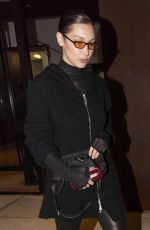 BELLA HADID Night Out in New York 01/29/2018