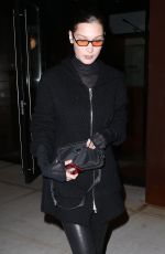 BELLA HADID Night Out in New York 01/29/2018