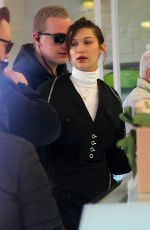 BELLA HADID Out and About in Milan 01/14/2018