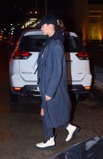 BELLA HADID Out and About in New York 01/11/2018