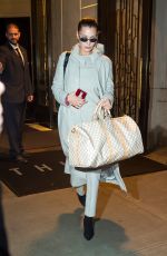 BELLA HADID Out and About in New York 01/12/2018
