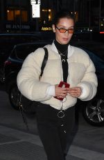 BELLA HADID Out and About in New York 01/25/2018