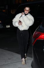 BELLA HADID Out and About in New York 01/25/2018