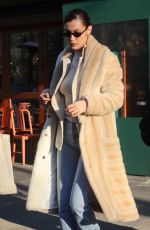 BELLA HADID Out and About in New York 01/26/2018