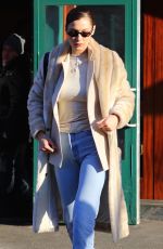 BELLA HADID Out and About in New York 01/26/2018