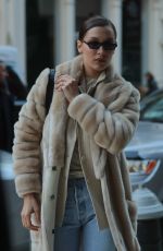 BELLA HADID Out and About in New York 01/26/2018