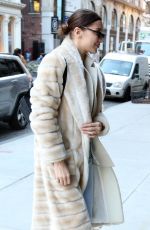 BELLA HADID Out and About in New York 01/26/2018