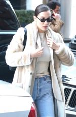 BELLA HADID Out and About in New York 01/26/2018