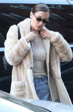 BELLA HADID Out and About in New York 01/26/2018