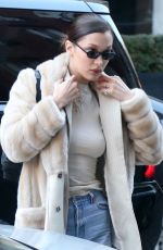 BELLA HADID Out and About in New York 01/26/2018
