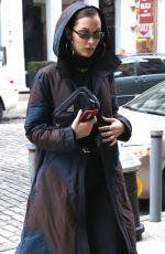 BELLA HADID Out and About in New York 01/28/2018