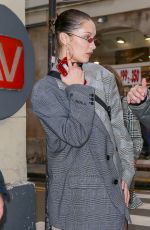 BELLA HADID Out and About in Paris 01/17/2018