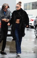 BELLA HADID Out for Lunch at Il Pastaio in Beverly Hills 01/09/2018