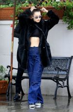 BELLA HADID Out for Lunch at Il Pastaio in Beverly Hills 01/09/2018