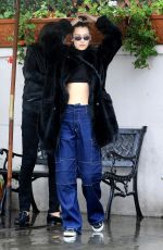 BELLA HADID Out for Lunch at Il Pastaio in Beverly Hills 01/09/2018