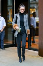 BELLA HADID Out in New York 01/13/2018