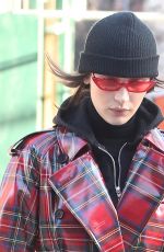 BELLA HADID Out in New York 01/31/2018