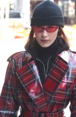 BELLA HADID Out in New York 01/31/2018
