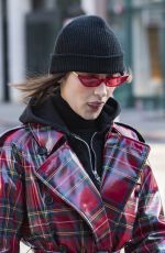 BELLA HADID Out in New York 01/31/2018