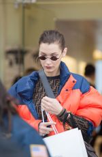 BELLA HADID Out Shopping in Paris 01/19/2018