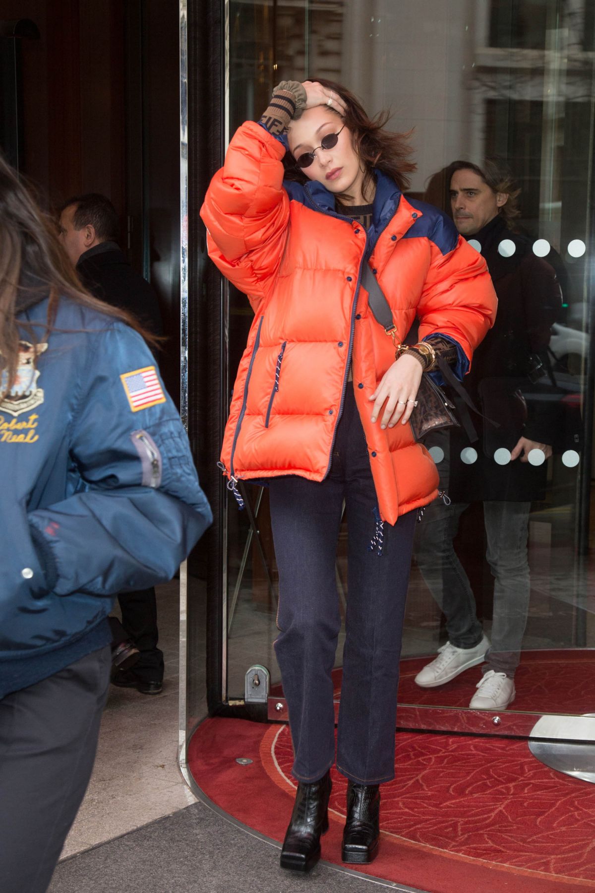 BELLA HADID Out Shopping in Paris 01/19/2018 – HawtCelebs