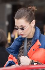 BELLA HADID Out Shopping in Paris 01/19/2018