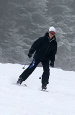 BELLA HADID Out Skiing in St Moritz 01/16/2018