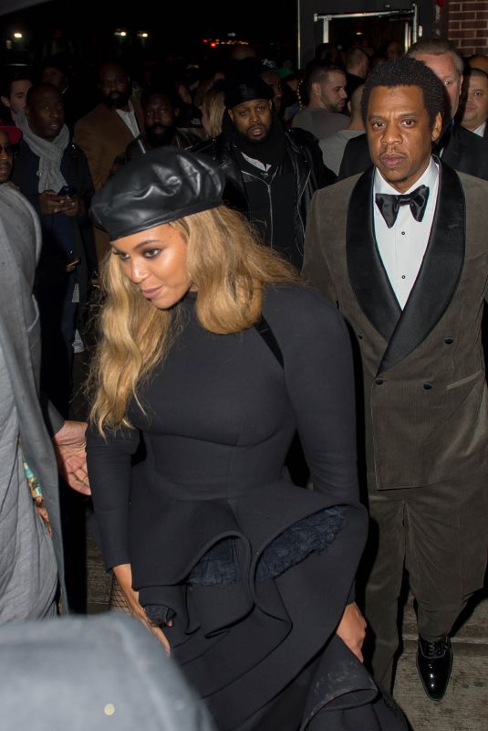 BEYONCE and Jay Z at Catch Restaurant in New York 01/28/2018