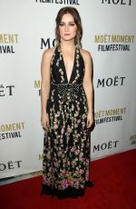 BILLIE LOURD at 3rd Annual Moet Moment Film Festival Golden Globes Week in Los Angeles 01/05/2018