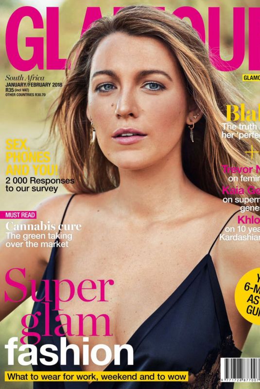 BLAKE LIVELY in Glamour Magazine, South Africa January 2018 Issue