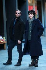 BLAKE LIVELY on the Set of The Rhythm Section in New York 01/13/2018