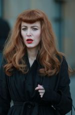 BLAKE LIVELY on the Set of The Rhythm Section in New York 01/14/2018