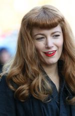 BLAKE LIVELY on the Set of The Rhythm Section in New York 01/14/2018