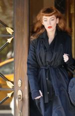 BLAKE LIVELY on the Set of The Rhythm Section in New York 01/14/2018