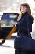 BLAKE LIVELY on the Set of The Rhythm Section in New York 01/14/2018