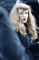 BLAKE LIVELY on the Set of The Rhythm Section in New York 01/14/2018