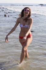 BLANCA BLANCO in Bikini on the Beach in Malibu 01/06/2018