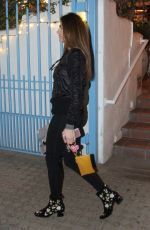 BLANCA BLANCO Out for Dinner at Taverna Tony in Malibu 01/30/2018