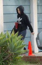 BRIE LARSON Arrives on the Set of Captain Marvel (#captainmarvel) in Los Angeles 01/29/2018