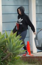 BRIE LARSON Arrives on the Set of Captain Marvel (#captainmarvel) in Los Angeles 01/29/2018
