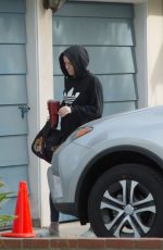 BRIE LARSON Arrives on the Set of Captain Marvel (#captainmarvel) in Los Angeles 01/29/2018