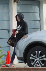 BRIE LARSON Arrives on the Set of Captain Marvel (#captainmarvel) in Los Angeles 01/29/2018