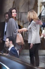 BRIGITTE MACRON and ANGELINA JOLIE at Elysee Palace in Paris 01/30/2018