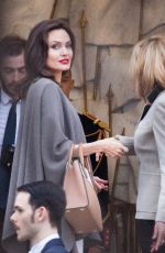 BRIGITTE MACRON and ANGELINA JOLIE at Elysee Palace in Paris 01/30/2018
