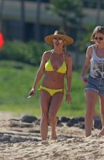 BRITNEY SPEARS in Bikini on the Beach in Hawaii 01/03/2018