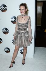 BRITT ROBERTSON at ABC All-star Party at TCA Winter Press Tour in Los Angeles 01/08/2018