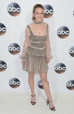 BRITT ROBERTSON at ABC All-star Party at TCA Winter Press Tour in Los Angeles 01/08/2018