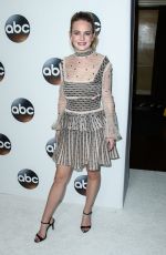 BRITT ROBERTSON at ABC All-star Party at TCA Winter Press Tour in Los Angeles 01/08/2018